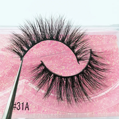 YSDO 1 pair cross mink eyelashes soft real 3d lashes maquiagem false eyelashes dramatic wispy lashes makeup cilios faux cils