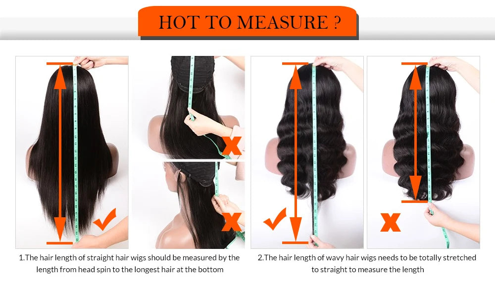 HD Full Lace Human Hair Wigs Straight Wig Brazilian Pre Plucked Remy Hair Natural Black Color Wigs On Sale Clearance