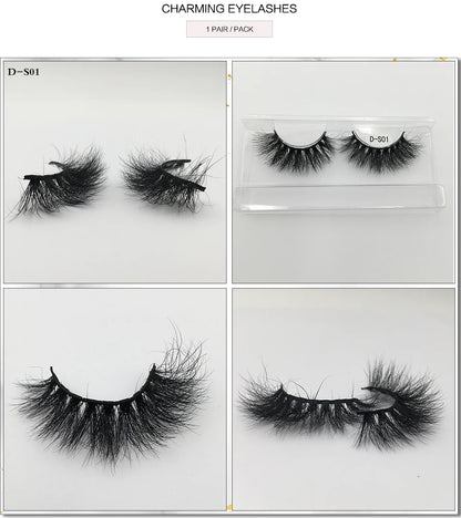 3D Mink Lashes 10-100 Pairs Real Mink Wholesale Makeup Eyelashes Vendor False Eyelash Extension Supplies Natural Full Fake Lash