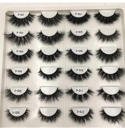 3D Mink Lashes 10-100 Pairs Real Mink Wholesale Makeup Eyelashes Vendor False Eyelash Extension Supplies Natural Full Fake Lash