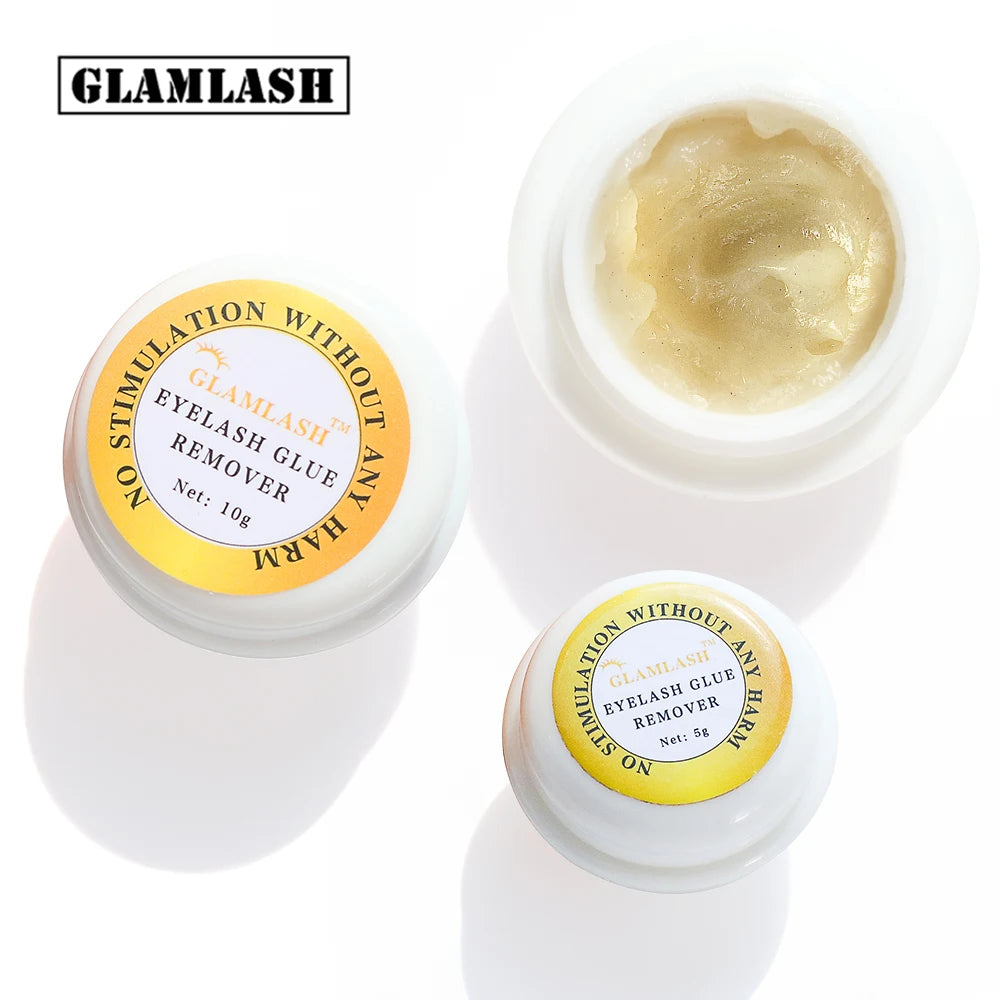 GLAMLASH 5/10/15g Eyelash Extension Glue Remover False Eye lashes Makeup Removers Tool False lash glue remover