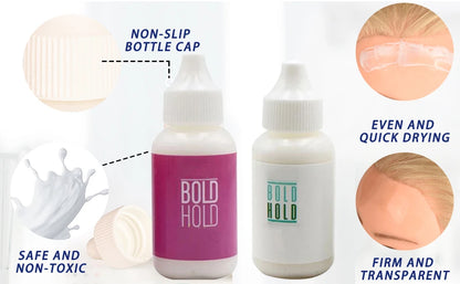 Wig Glue Invisible Lace Glue Waterproof Hair Glue for Lace Wig Toupee Hair Bonding Glue Strong Hold Wholesale Private Label