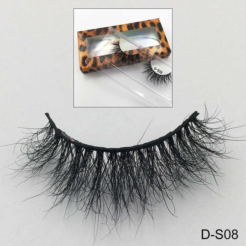 USA Import tariff included Lashes Mink Eyelashes Real Mink Hair Fluffy Messy Soft Natural Lashes Makeup 3d Mink Lashes