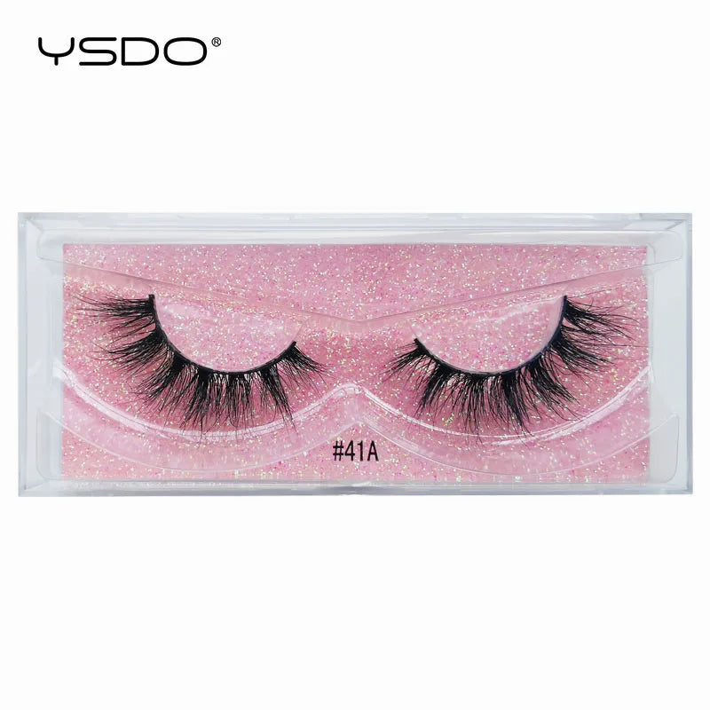 YSDO 1 pair cross mink eyelashes soft real 3d lashes maquiagem false eyelashes dramatic wispy lashes makeup cilios faux cils