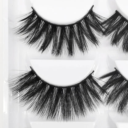 5 Pairs 3d mink eyelashes eyelash extension natural false eyelashes volume dramatic 3d lashes maquillaje mink cilios makeup tool