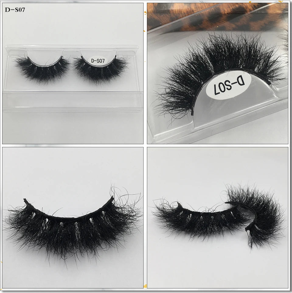 3D Mink Lashes 10-100 Pairs Real Mink Wholesale Makeup Eyelashes Vendor False Eyelash Extension Supplies Natural Full Fake Lash