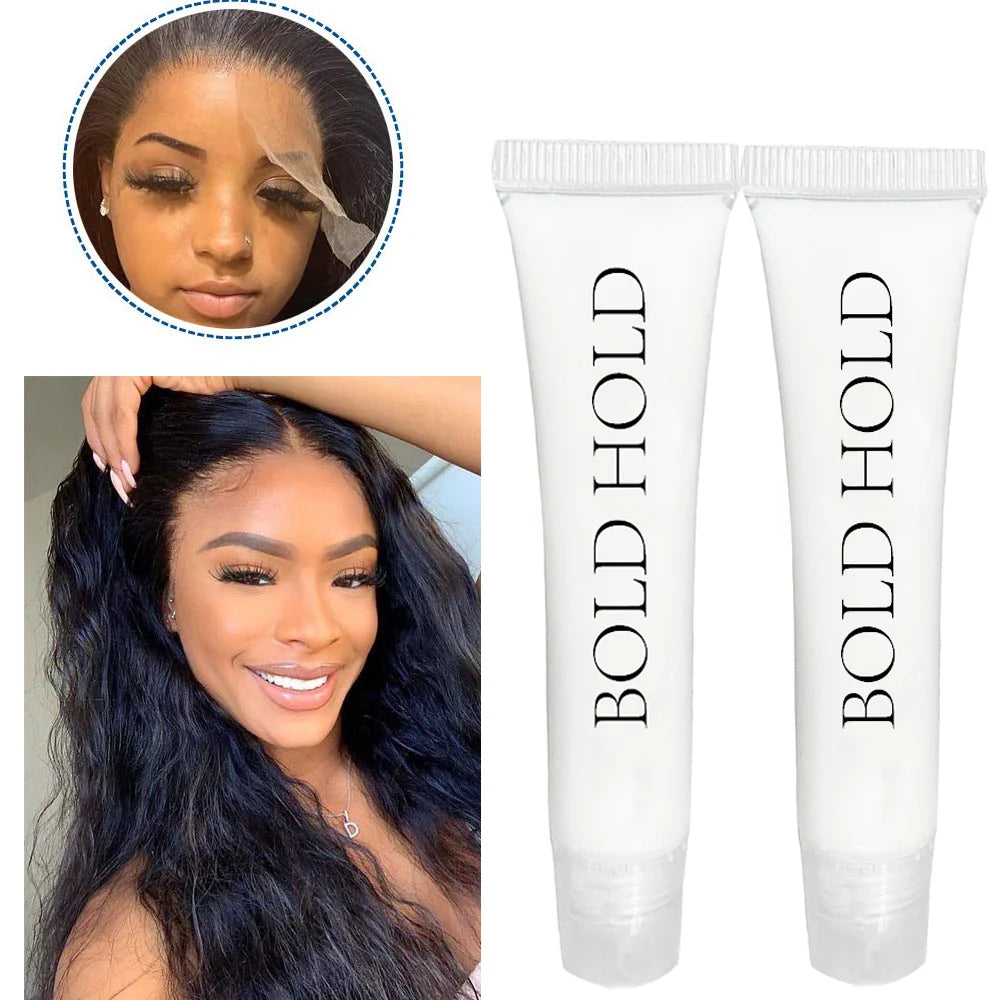 Wig Glue Invisible Lace Glue Waterproof Hair Glue for Lace Wig Toupee Hair Bonding Glue Strong Hold Wholesale Private Label