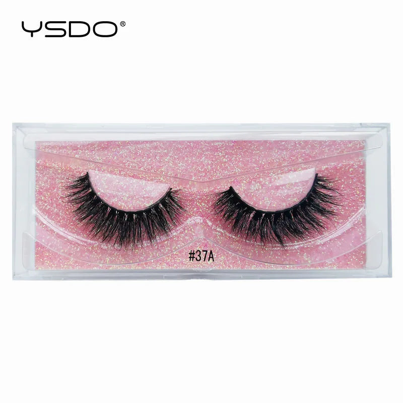 YSDO 1 pair cross mink eyelashes soft real 3d lashes maquiagem false eyelashes dramatic wispy lashes makeup cilios faux cils