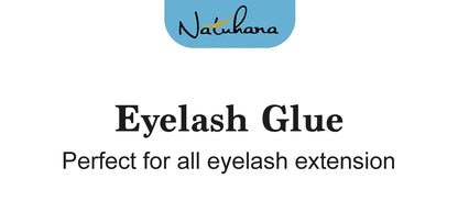 NATUHANA Black/Clear Eyelash Extension Glue 2-3s Fast Dry Sensitive Eye Individual Strong False Lashes Glue Adhesive MakeupTools