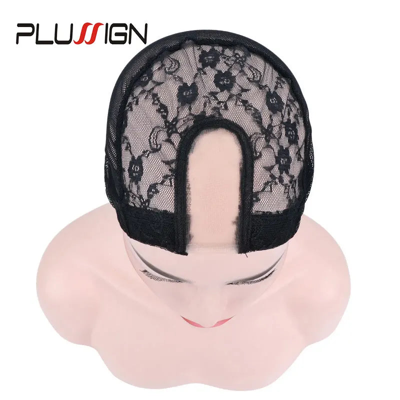 U Part Wig Caps For Making Wigs Breathable Hair Net Wig Accessories Plussign Professional Wig Making Tools Dome Cap