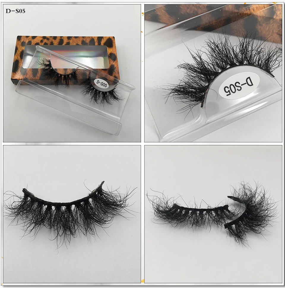 USA Import tariff included Lashes Mink Eyelashes Real Mink Hair Fluffy Messy Soft Natural Lashes Makeup 3d Mink Lashes