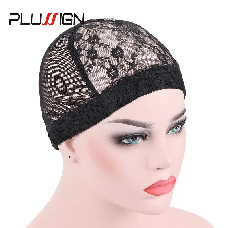 U Part Wig Caps For Making Wigs Breathable Hair Net Wig Accessories Plussign Professional Wig Making Tools Dome Cap