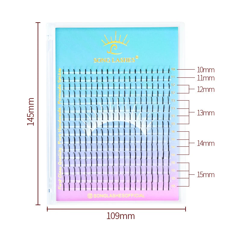 SONG LASHES Wispy Spikes Eyelash Extension Fairy Eyelashes Promade  Fans For Extensiones