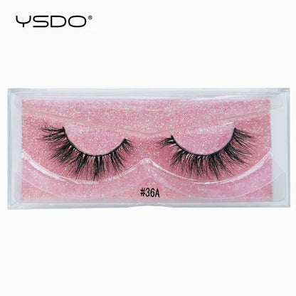 YSDO 1 pair cross mink eyelashes soft real 3d lashes maquiagem false eyelashes dramatic wispy lashes makeup cilios faux cils
