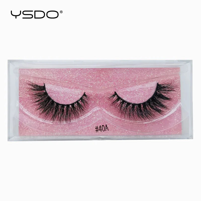 YSDO 1 pair cross mink eyelashes soft real 3d lashes maquiagem false eyelashes dramatic wispy lashes makeup cilios faux cils