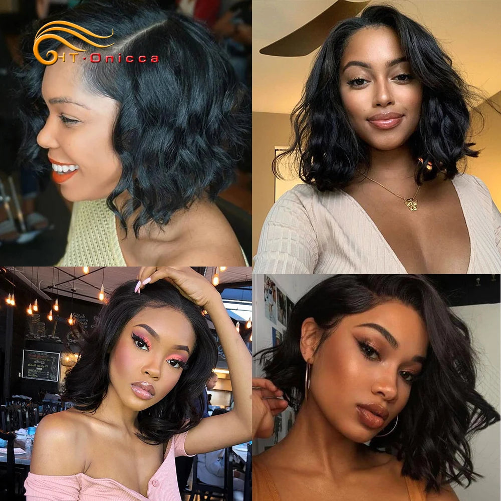 Kinky Curly Bundles With Closure Natural Human Hair Bundles Short Indian Hair Bundles With Circular Closure