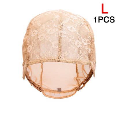 Alileader Adjustable Wig Caps For DIY Wig S/L/XL Base Cap Black Weaving Wig Tools Cap Lace Wig Caps Weave Cap For Making a Wig