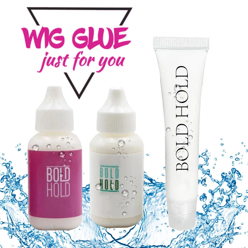 Wig Glue Invisible Lace Glue Waterproof Hair Glue for Lace Wig Toupee Hair Bonding Glue Strong Hold Wholesale Private Label