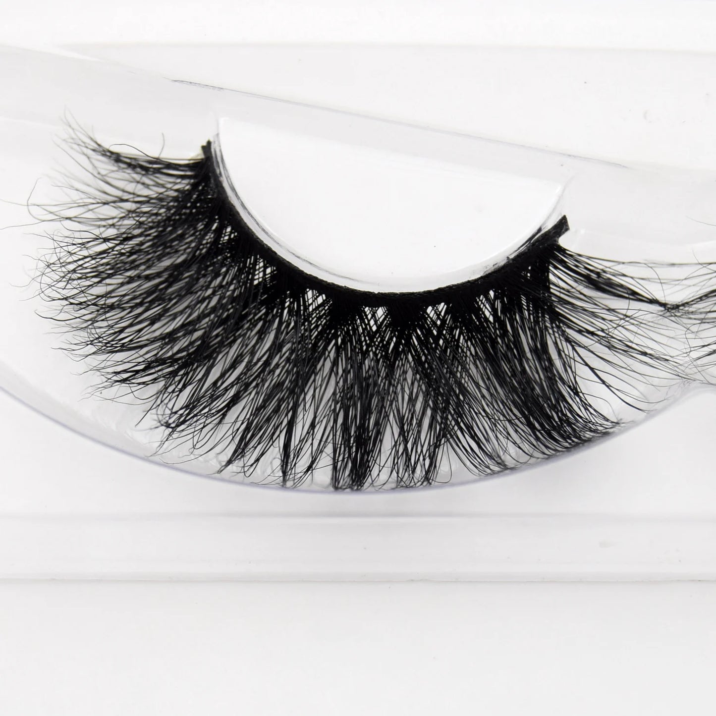Visofree Mink Eyelashes 3D Mink Lashes Thick Crisscross Winged Eyelashes Cruelty Free Mink 1 Pair/box False Lashes D22