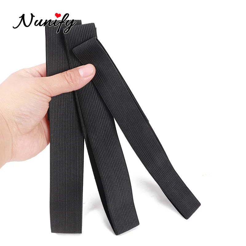 Edge Laying Scarf Elastic Headband For Wigs Lace Frontal 3Pcs Lace Melting Band With 1Pcs Double Side Edge Control Hair Comb