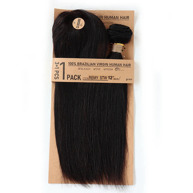Kinky Curly Bundles With Closure Natural Human Hair Bundles Short Indian Hair Bundles With Circular Closure
