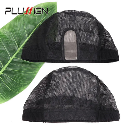 U Part Wig Caps For Making Wigs Breathable Hair Net Wig Accessories Plussign Professional Wig Making Tools Dome Cap