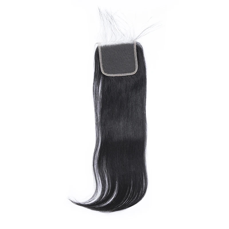 4x4 HD Lace Closure Straight Virgin Human Hair 13x4 Swiss Lace Frontal 6x6 HD Lace Closure Natural Color Pre-Plucked Hairline