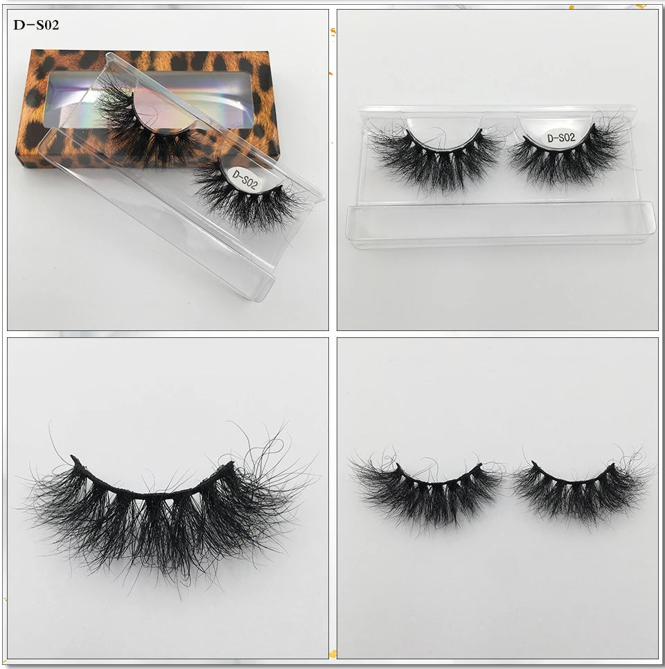 USA Import tariff included Lashes Mink Eyelashes Real Mink Hair Fluffy Messy Soft Natural Lashes Makeup 3d Mink Lashes