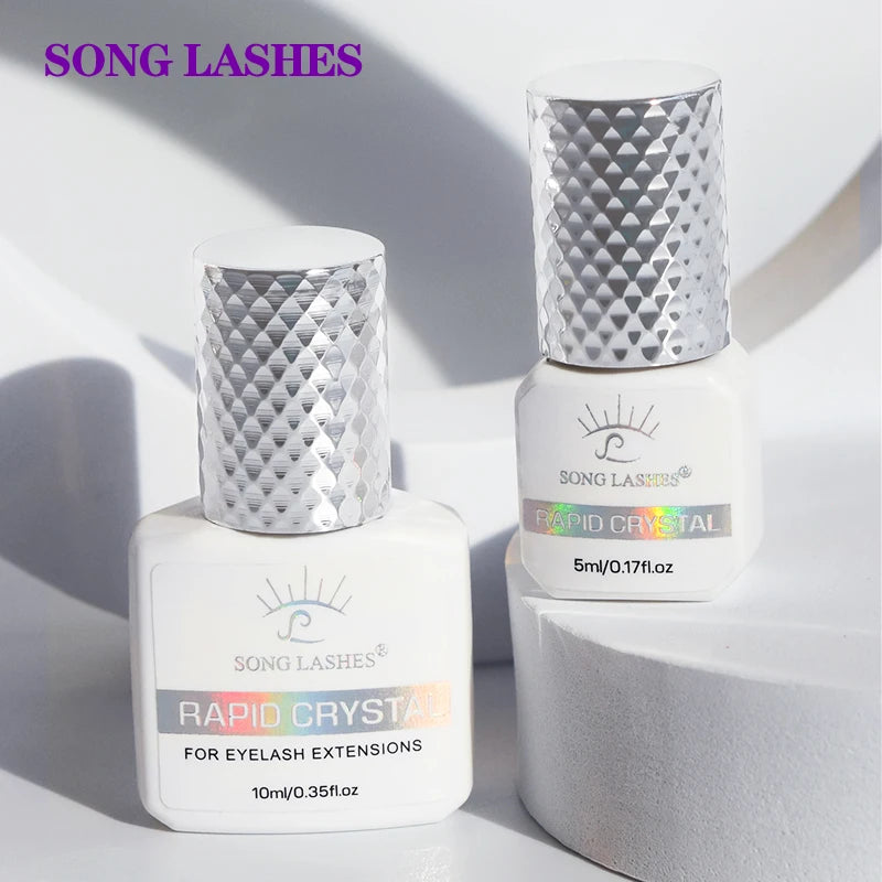 SONG LASHES Euelashes Glue 0.5 -1 Sec Drying For Eyelash Extensions  5ml transparent Clear Glue  False lash glue tools