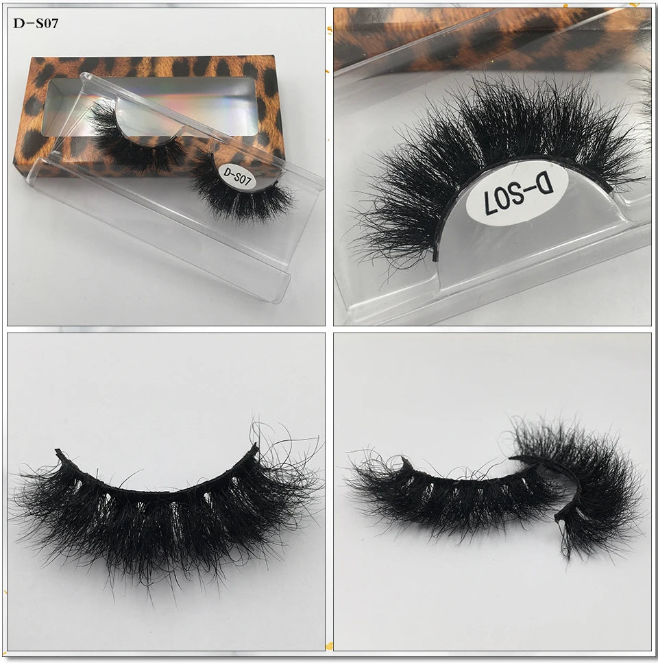 USA Import tariff included Lashes Mink Eyelashes Real Mink Hair Fluffy Messy Soft Natural Lashes Makeup 3d Mink Lashes