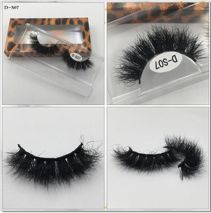 USA Import tariff included Lashes Mink Eyelashes Real Mink Hair Fluffy Messy Soft Natural Lashes Makeup 3d Mink Lashes