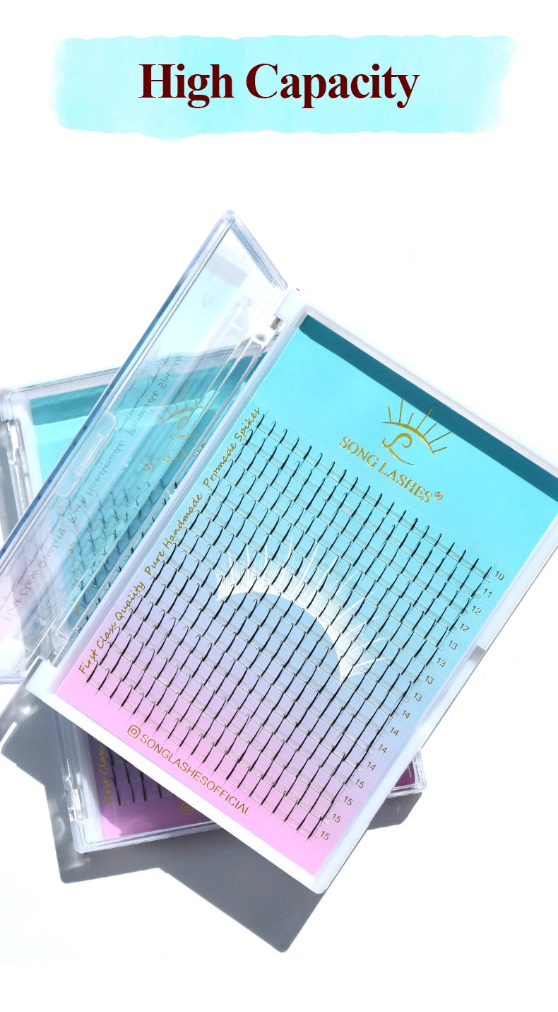 SONG LASHES Wispy Spikes Eyelash Extension Fairy Eyelashes Promade  Fans For Extensiones