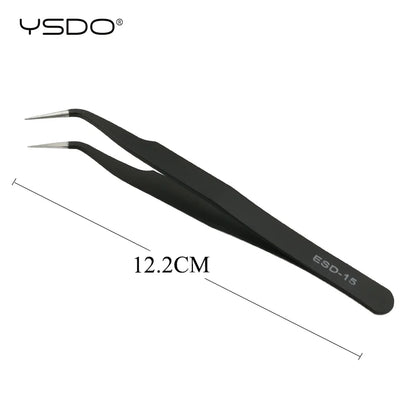 1 Pcs eyelashes tweezers eyelash extension tweezers makeup tools for individual lashes stainless steel tweezers