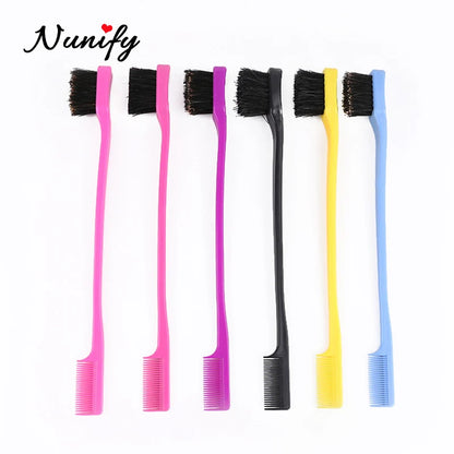 Edge Laying Scarf Elastic Headband For Wigs Lace Frontal 3Pcs Lace Melting Band With 1Pcs Double Side Edge Control Hair Comb