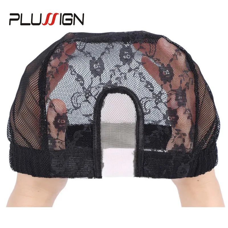 U Part Wig Caps For Making Wigs Breathable Hair Net Wig Accessories Plussign Professional Wig Making Tools Dome Cap