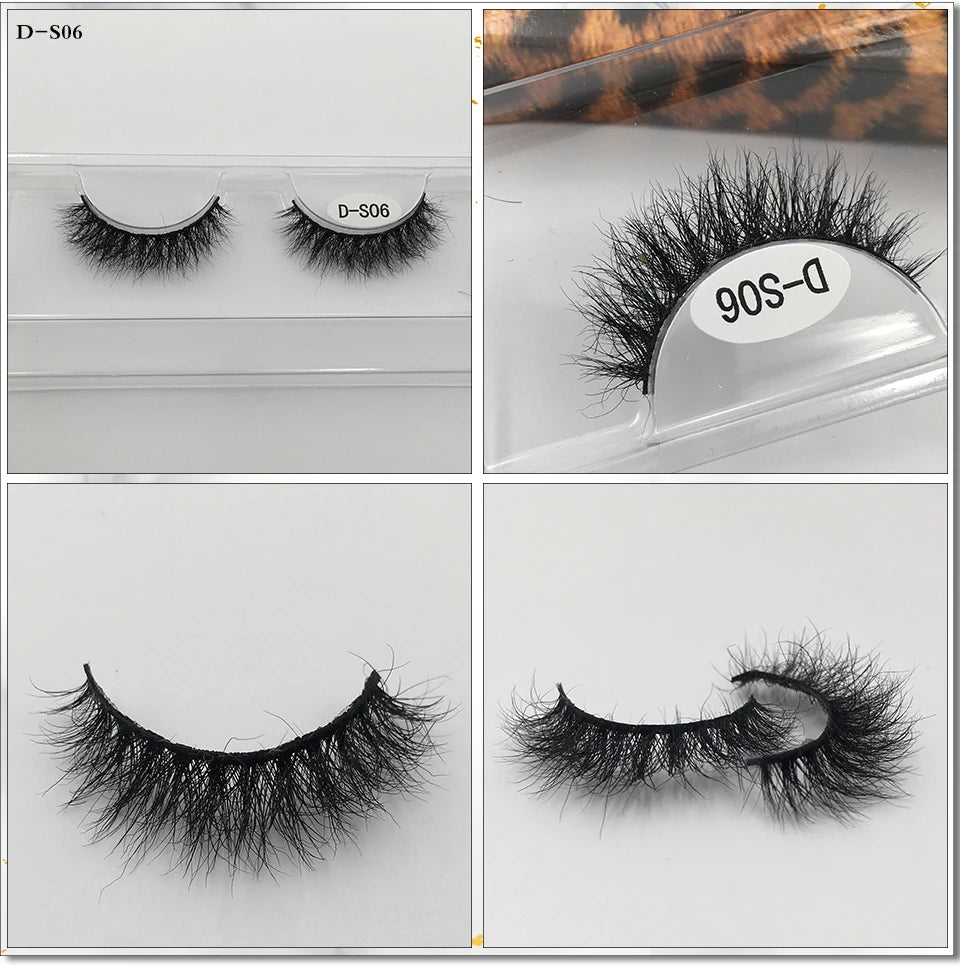3D Mink Lashes 10-100 Pairs Real Mink Wholesale Makeup Eyelashes Vendor False Eyelash Extension Supplies Natural Full Fake Lash