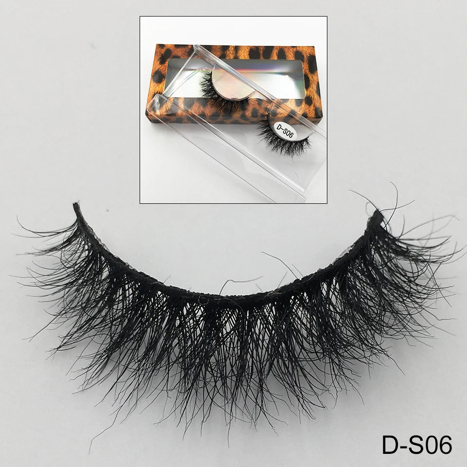 USA Import tariff included Lashes Mink Eyelashes Real Mink Hair Fluffy Messy Soft Natural Lashes Makeup 3d Mink Lashes