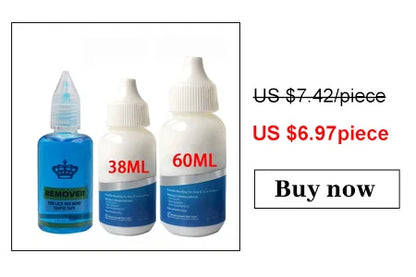 Wig Glue Invisible Lace Glue Waterproof Hair Glue for Lace Wig Toupee Hair Bonding Glue Strong Hold Wholesale Private Label