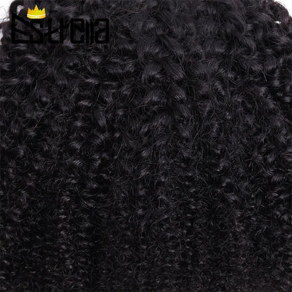 Mongolian Afro Kinky Curly Hair Bundles 8-28 inch 100% Human Hair Bundles 1/3/4 pcs Lots Remy Hair Weaves Short Curly Hair
