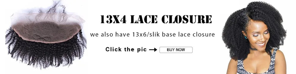 Mongolian Afro Kinky Curly Hair Weave With Closure Natural Black 4B 4C Virgin Human Hair Bundles Extension 3 Dolago Products