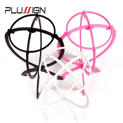 Wig Stands Plastic Hat Display Wig Head Holders Wig Hanger For Multiple Wigs 17x34Cm Portable Folding Wig Stand 1pcs Wig Holder