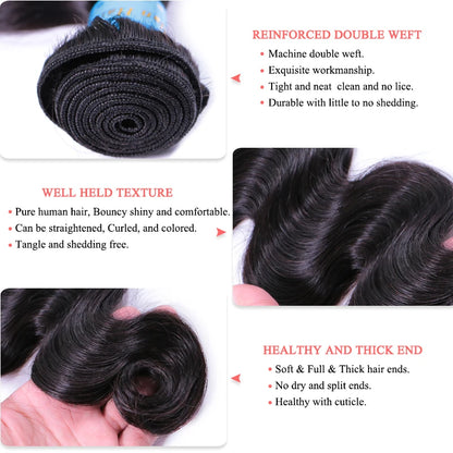 Cambodian Body Wave Raw Hair Bundle With HD Invisible Undetectable Lace Closure 100% Human Hair Bundles with Frontal Queen Hair