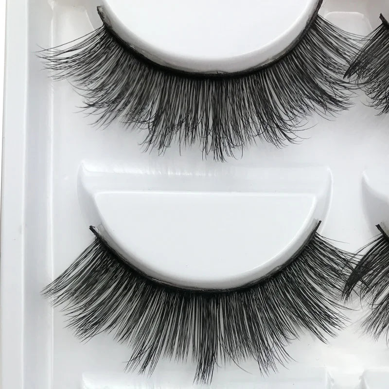 5 Pairs 3d mink eyelashes eyelash extension natural false eyelashes volume dramatic 3d lashes maquillaje mink cilios makeup tool