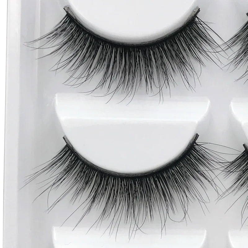 5 Pairs 3d mink eyelashes eyelash extension natural false eyelashes volume dramatic 3d lashes maquillaje mink cilios makeup tool