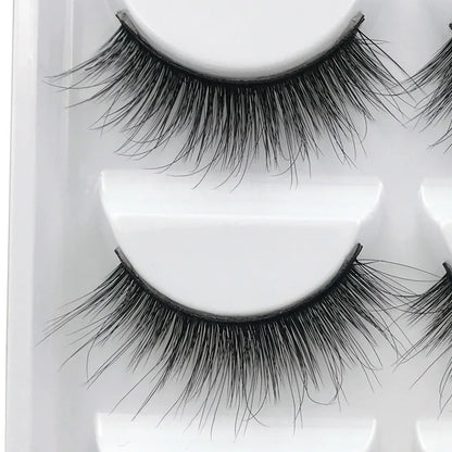 5 Pairs 3d mink eyelashes eyelash extension natural false eyelashes volume dramatic 3d lashes maquillaje mink cilios makeup tool