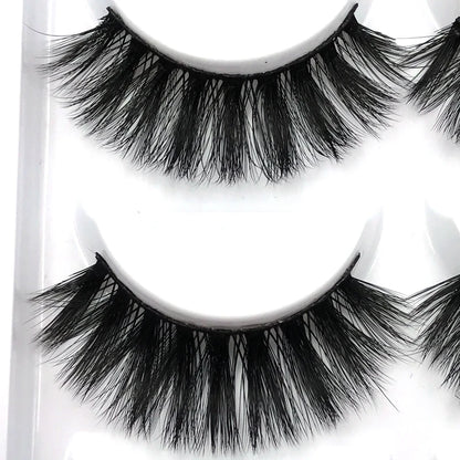5 Pairs 3d mink eyelashes eyelash extension natural false eyelashes volume dramatic 3d lashes maquillaje mink cilios makeup tool