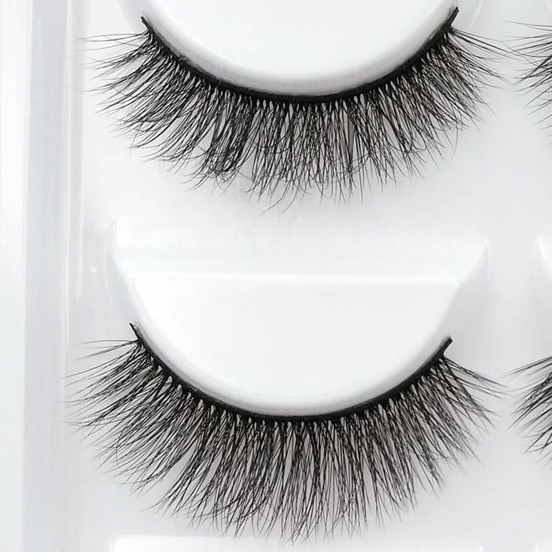 5 Pairs 3d mink eyelashes eyelash extension natural false eyelashes volume dramatic 3d lashes maquillaje mink cilios makeup tool