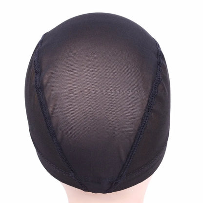 1 Pc Mesh Dome Cap for Making Wigs Easier Sew In Hair Stretchable Weaving Cap Elastic Nylon Breathable Mesh Net hairnet
