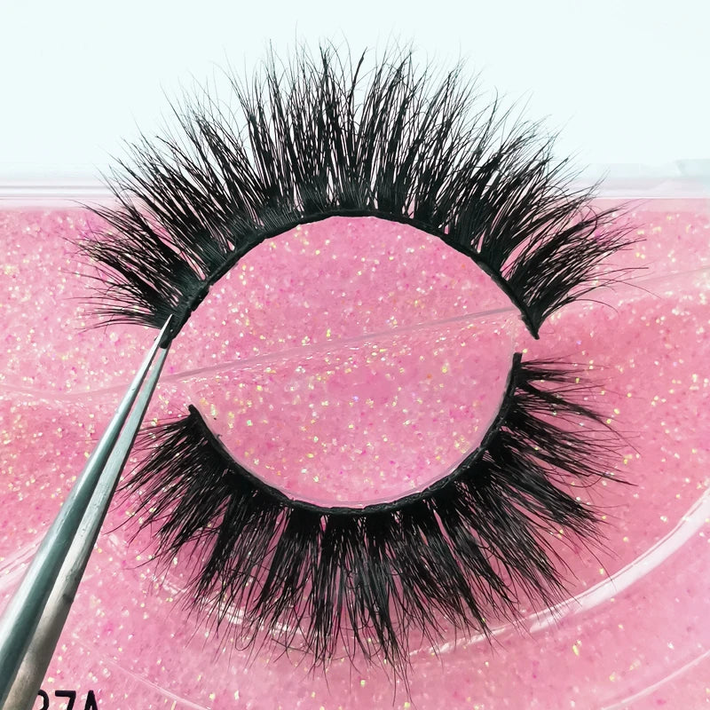 YSDO 1 pair cross mink eyelashes soft real 3d lashes maquiagem false eyelashes dramatic wispy lashes makeup cilios faux cils