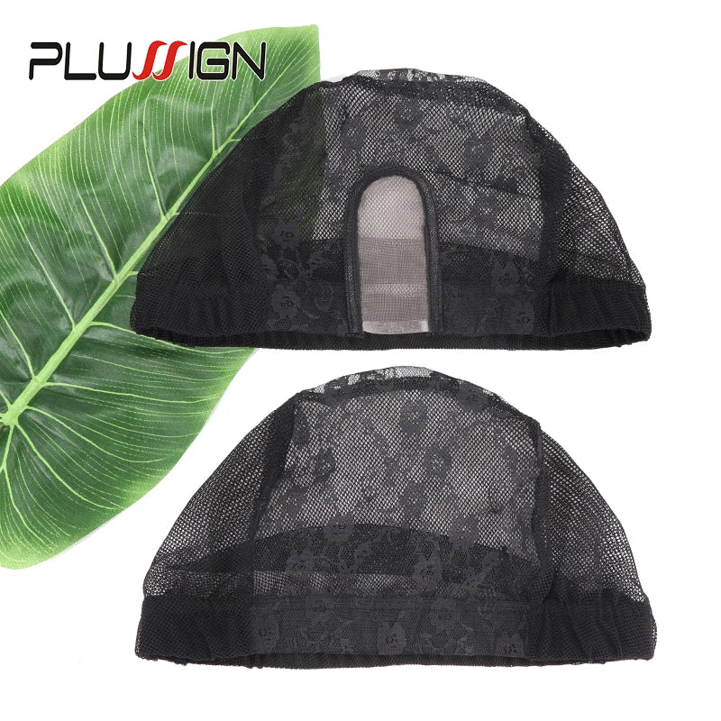 U Part Wig Caps For Making Wigs Breathable Hair Net Wig Accessories Plussign Professional Wig Making Tools Dome Cap